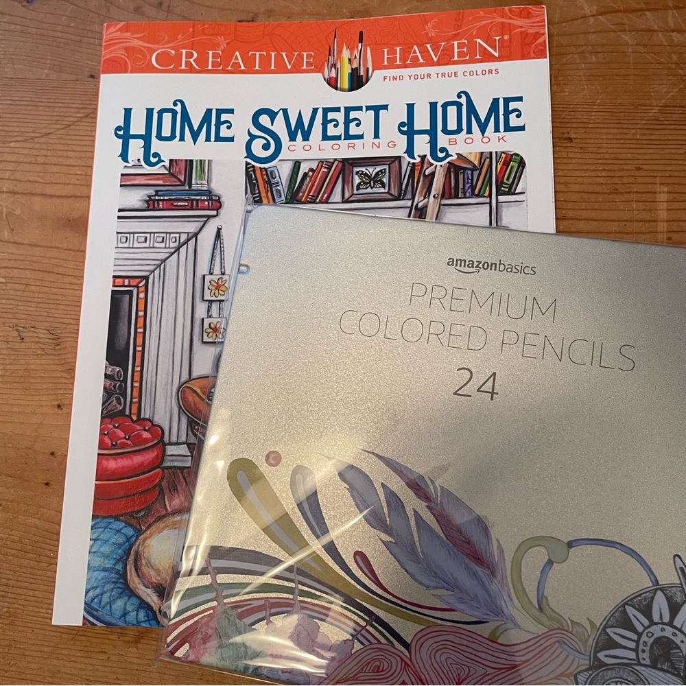 Premium Colored Pencil Set 24 Count And Coloring‎ Book